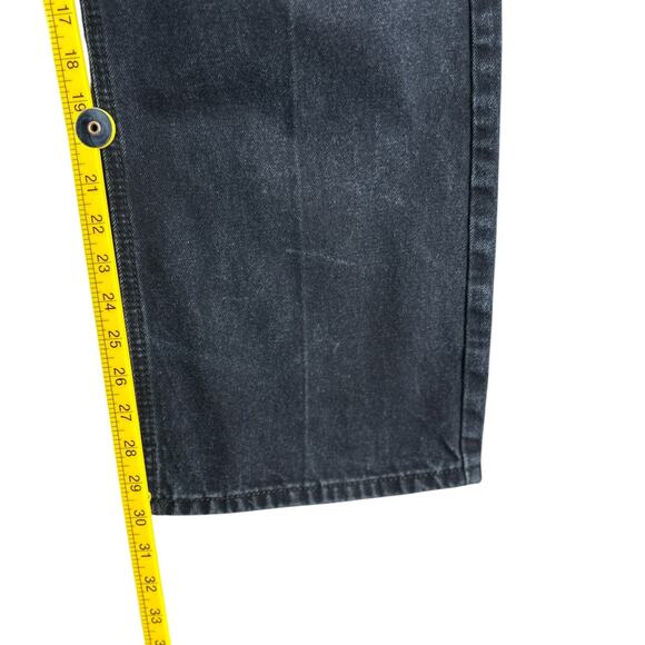 Linea Uomo Black Wash 5 Pocket Relaxed Fit Zip Fly Jeans Pants 46 x 30 - Picture 10 of 10